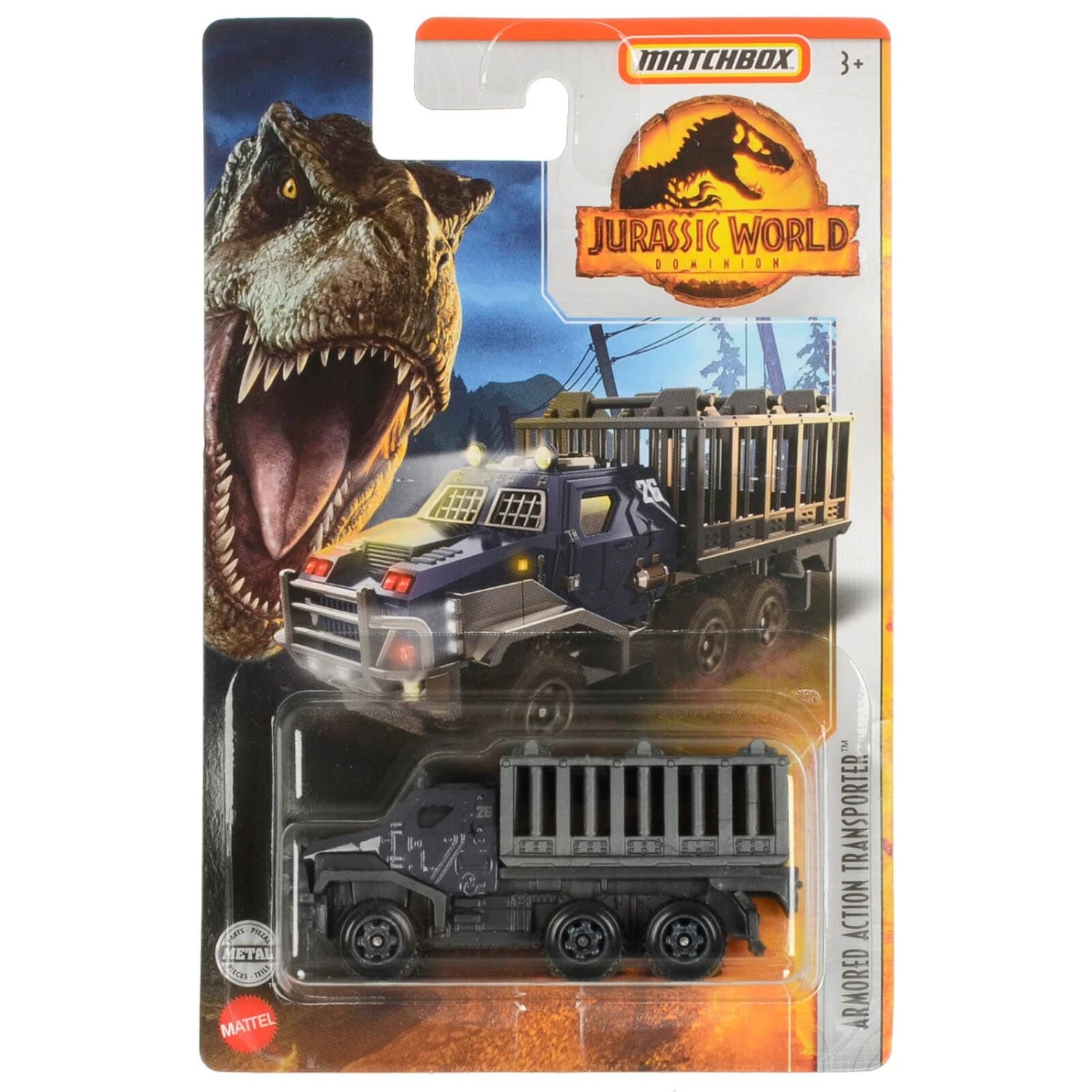 Matchbox Jurassic World Vehicles Die-Cast Car Truck 1:64 3 Matchbox Jurassic World Vehicles Die-Cast Car Truck 1:64 - Image 3