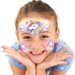 Face Paintoos Pack 5 Tattoos Designs Fancy Dress Fun Art -XS Stock Shop GRAFP003 6119 3 opt