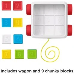 Fisher Price Pull-Along Activity Blocks Numbers Shapes 6 Fisher Price Pull-Along Activity Blocks Numbers Shapes -XS Stock Shop GRAGJW10 5978 9393 3 opt