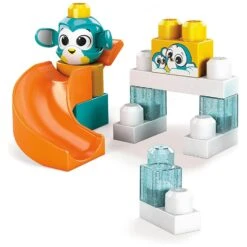 Mega Bloks Peek-a-Blocks Animal Slide Building Set 14 Pieces -XS Stock Shop GRAGKX66 6419 B B 2 opt