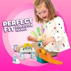 Mega Bloks Peek-a-Blocks Animal Slide Building Set 14 Pieces -XS Stock Shop GRAGKX66 6419 B B 3 opt