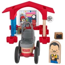Fisher Price Wonder Makers Garage Building Set -XS Stock Shop GRAGLM42 5956 9633 3 opt
