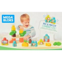 Mega Bloks Safari Friends Building Set Plant Based Blocks 30pc -XS Stock Shop GRAGPT75 5983 9633 3 opt