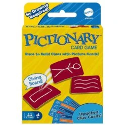 MATTEL Pictionary Card Game Picture Clue Cards Family Fun Age 8+