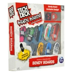 SPIN MASTER Pack Of 10 Tech Deck Bendy Boards Finger Skateboard Eraser -XS Stock Shop GRATD2332CT UK 6301 3 opt