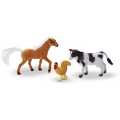 Melissa & Doug Farm Friends 10 Animals Set In Wooden Tray Barn -XS Stock Shop HEA10594 4 opt