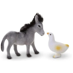 Melissa & Doug Farm Friends 10 Animals Set In Wooden Tray Barn -XS Stock Shop HEA10594 5 opt