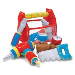 Melissa & Doug Toolbox Fill & Spill Plush Tools Toddler Toy -XS Stock Shop HEA13038 3 opt