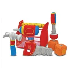 Melissa & Doug Toolbox Fill & Spill Plush Tools Toddler Toy -XS Stock Shop HEA13038 4 opt