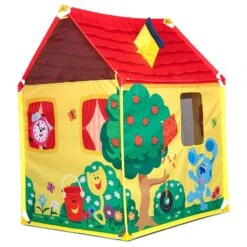 Melissa & Doug Blue's House Play Tent Indoor Outdoor 1.2m -XS Stock Shop HEA33022 4 opt