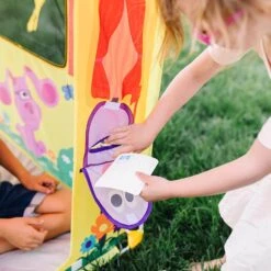 Melissa & Doug Blue's House Play Tent Indoor Outdoor 1.2m -XS Stock Shop HEA33022 5 opt