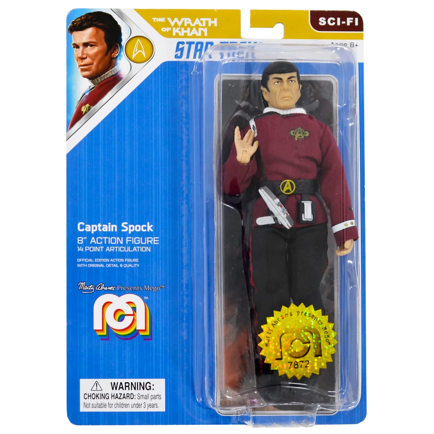 Mego Star Trek 8" Action Figure Fabric Clothing Fully Poseable 2 Mego Star Trek 8" Action Figure Fabric Clothing Fully Poseable - Image 2