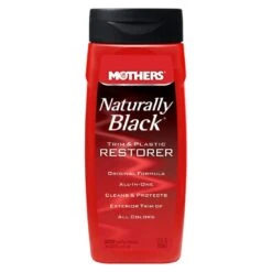 Mothers Naturally Black Exterior Trim Plastic Restorer 355ml
