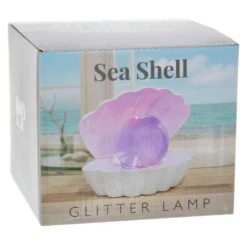 Sea Shell Water Glitter Lamp Colour Changing LED Light -XS Stock Shop LPL49420 3 opt