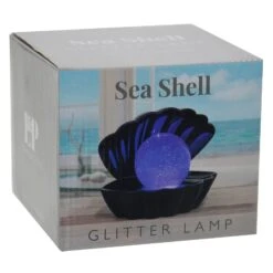 Sea Shell Water Glitter Lamp Colour Changing LED Light -XS Stock Shop LPL49422 3 opt