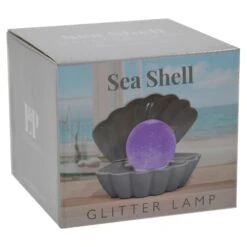 Sea Shell Water Glitter Lamp Colour Changing LED Light -XS Stock Shop LPL49423 3 opt