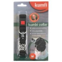 Kumfi Kombi Dog Collar Half Check Fully Adjustable Easy Fit