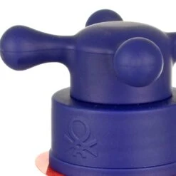 Benetton Water Bottle Borosilicate Glass Tap Handle Top 550ml -XS Stock Shop PRIBE 0798 BL 2 opt