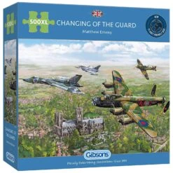 Gibsons Changing Of The Guard Jigsaw Puzzle War Planes 500 XL Pieces