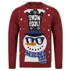 Mens LED Snowman Christmas Jumper Snow Cool Light Up Shades 6 Mens LED Snowman Christmas Jumper Snow Cool Light Up Shades -XS Stock Shop SRG1A17384 F 1.opt