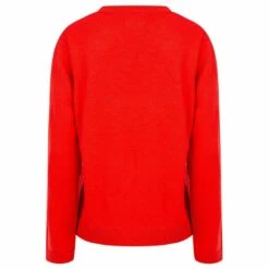 Womens Furry Reindeer Christmas Jumper Red Pom Pom Nose -XS Stock Shop SRG3A15785 2 opt 24670.1604309093.1100.1100