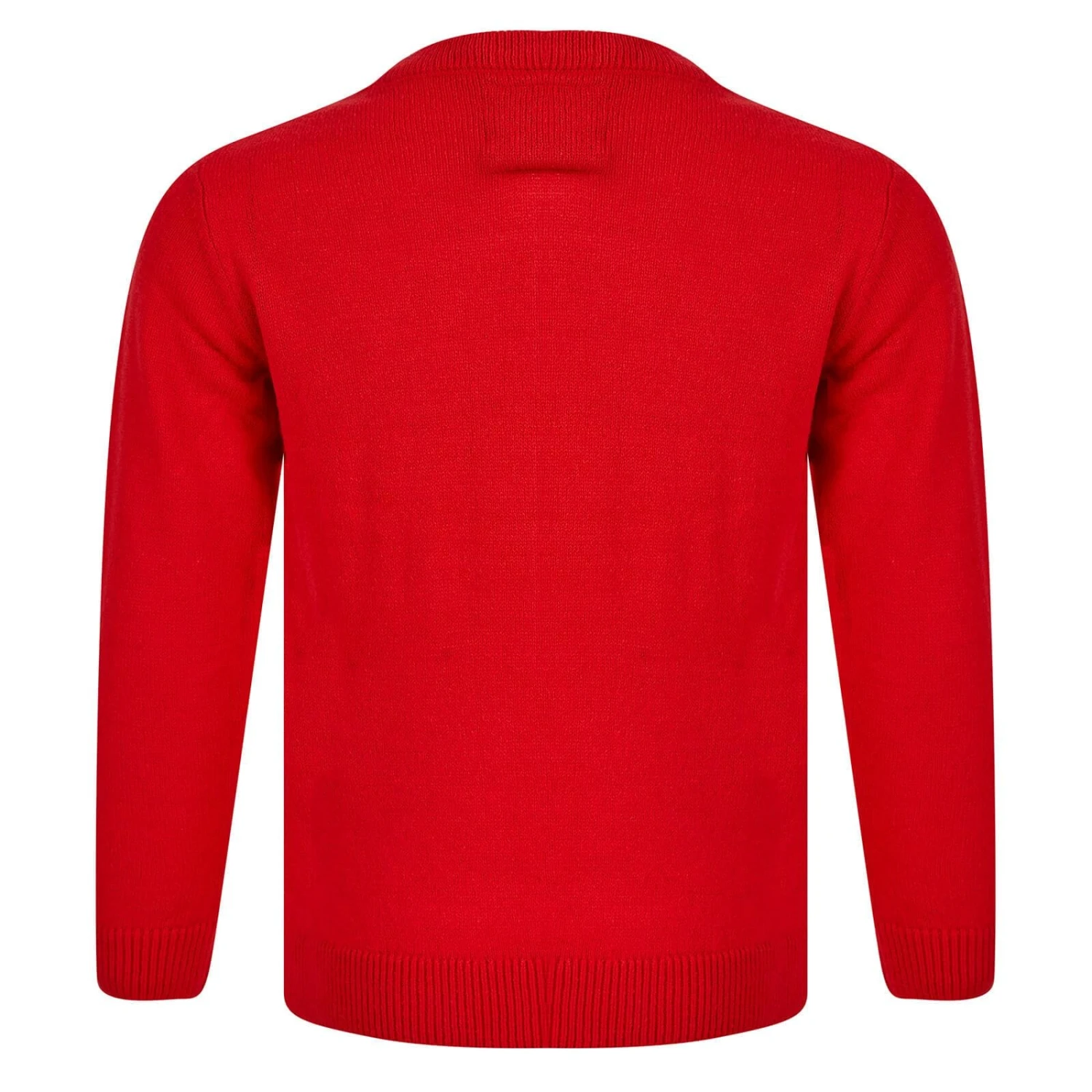 Kids Tangled Reindeer Christmas Jumper Red Rudolph Stars 2 Kids Tangled Reindeer Christmas Jumper Red Rudolph Stars - Image 2