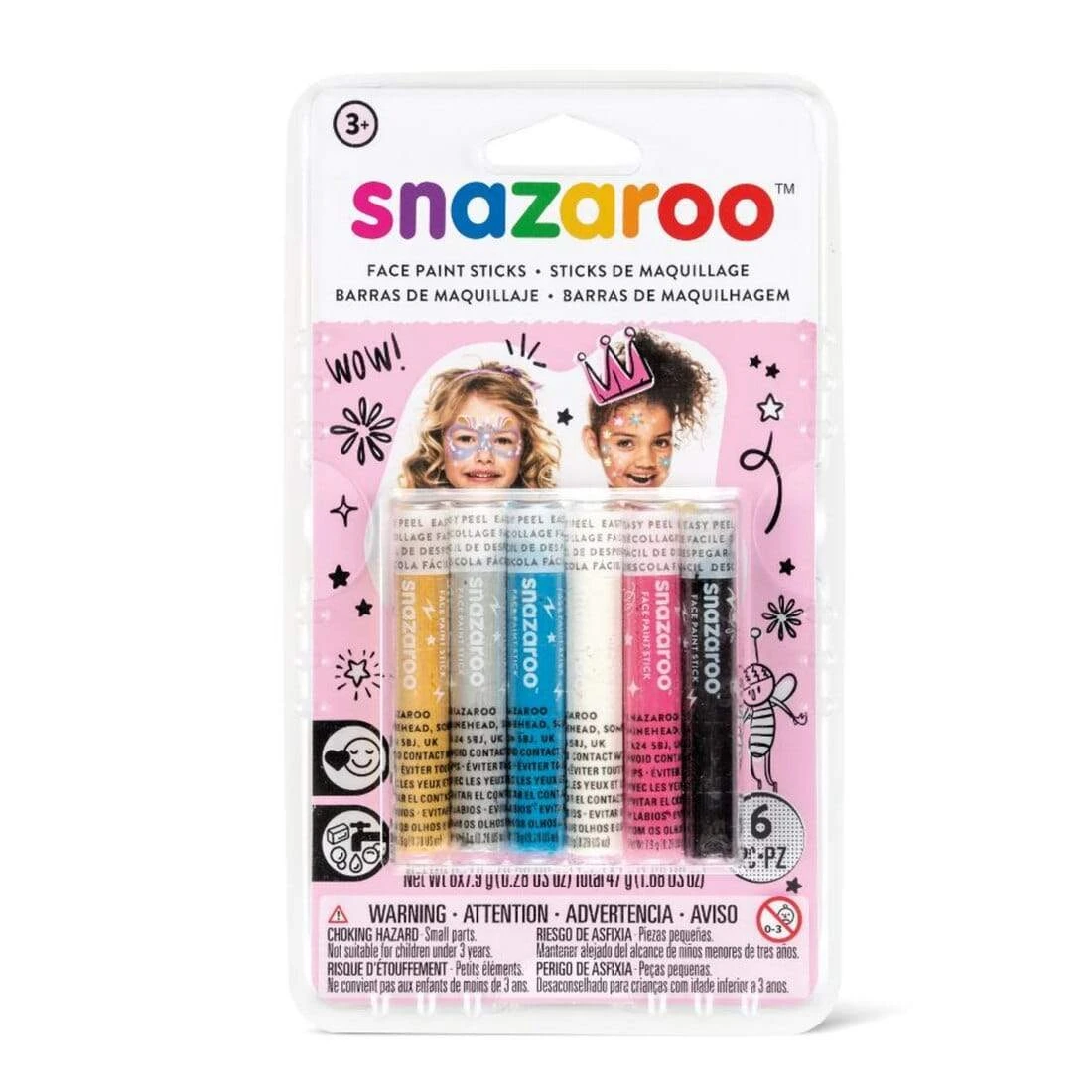 Snazaroo Face Painting Makeup Sticks Girls Boys Halloween 3 Snazaroo Face Painting Makeup Sticks Girls Boys Halloween - Image 3