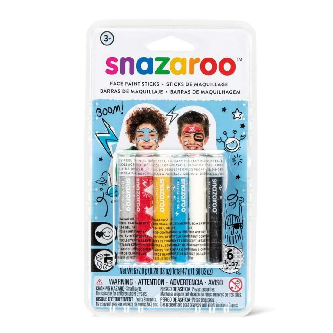 Snazaroo Face Painting Makeup Sticks Girls Boys Halloween 4 Snazaroo Face Painting Makeup Sticks Girls Boys Halloween - Image 4