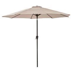 3m Round Parasol Crank Tilt Garden Patio Shade Umbrella 9 3m Round Parasol Crank Tilt Garden Patio Shade Umbrella -XS Stock Shop Taupe b12694ce 967c 4e9e 9fda b0a2ebdacfd2