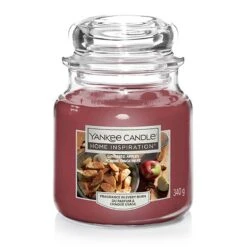Yankee Candle Christmas Scent Medium Jar Festive 340g 60 Hours -XS Stock Shop UBL1619961E opt