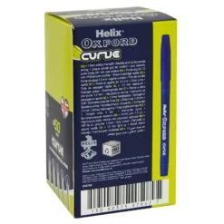 Box Of 50 Ball Pens Helix Oxford Curve 1mm Needle Point -XS Stock Shop UBLILX0031 2 opt
