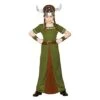 Girls Viking Princess Fancy Dress Halloween Costume