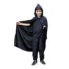 Childrens Hooded Black Cape Halloween Costume Accessory