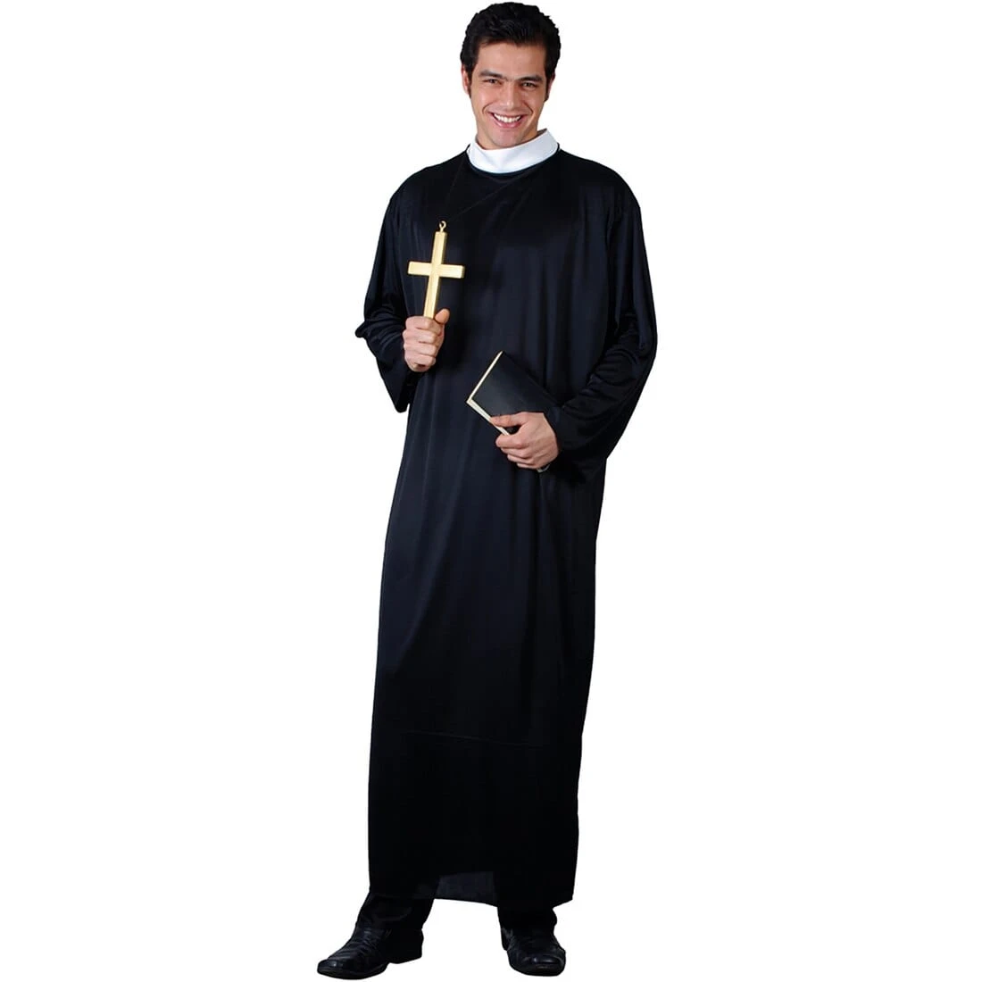 Mens Priest Father Minister Religious Halloween Costume 1 Mens Priest Father Minister Religious Halloween Costume