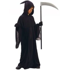 Kids The Grim Reaper Fancy Dress Spooky Halloween Costume