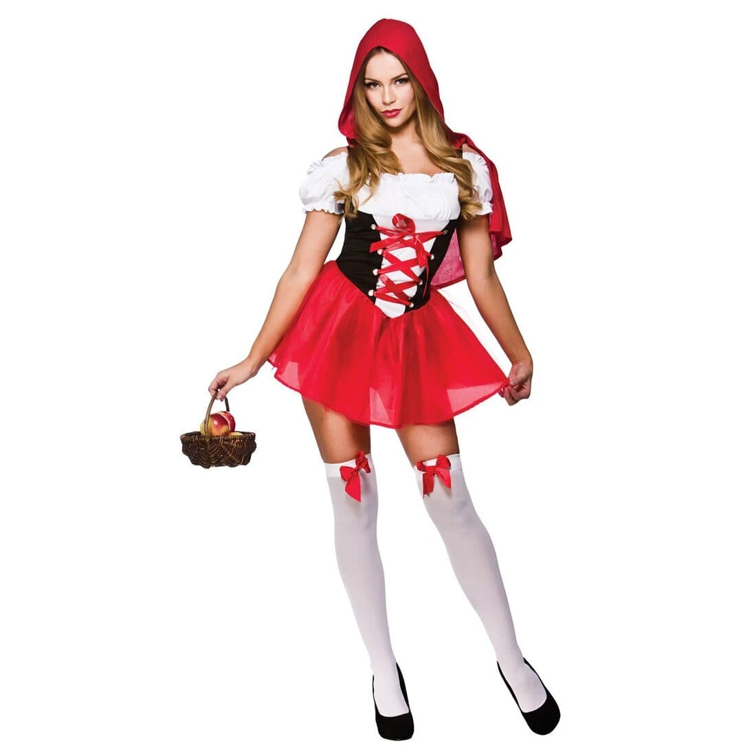 Womens Sexy Little Red Riding Hood Fancy Dress Costume 1 Womens Sexy Little Red Riding Hood Fancy Dress Costume