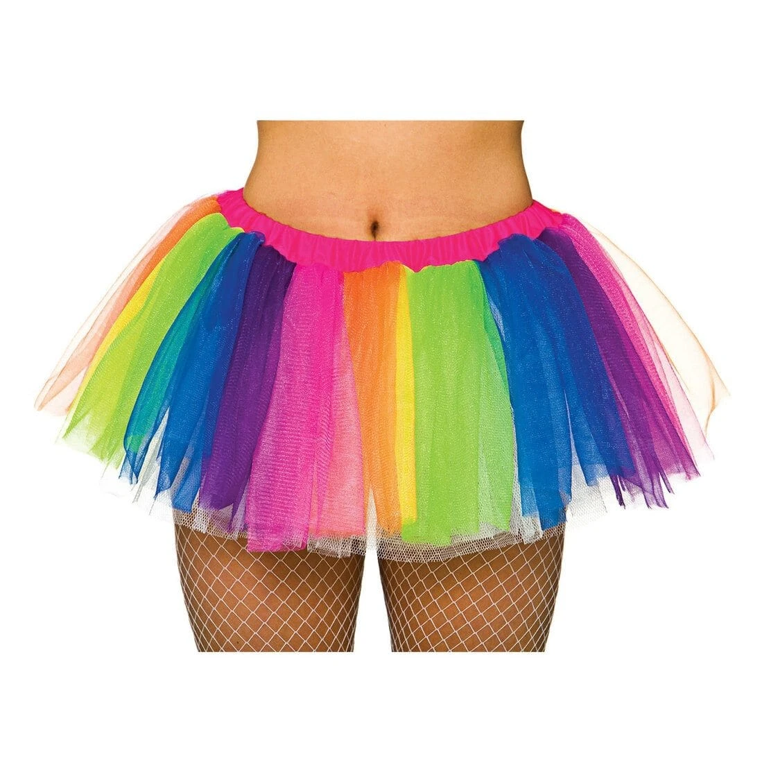 Womens Rainbow Tutu Halloween Fancy Dress Party Accessory 1 Womens Rainbow Tutu Halloween Fancy Dress Party Accessory