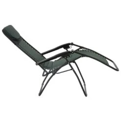 Garden Recliner Chair Zero Gravity Reclining Relaxer Padded Lounger Green -XS Stock Shop XS0553 1600 4 opt 04003.1584700309.1100.1100