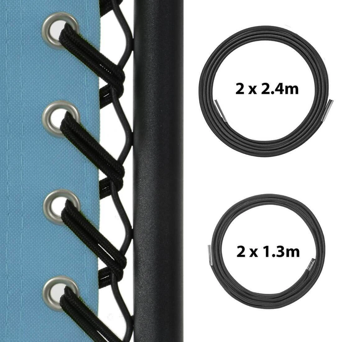 Black Elastic Cord Replacement For Azuma Relaxer Chair 2 Black Elastic Cord Replacement For Azuma Relaxer Chair - Image 2