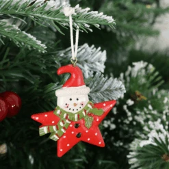 Set Of 6 Novelty Snowman Christmas Tree Decorations Boxed 19 Set Of 6 Novelty Snowman Christmas Tree Decorations Boxed -XS Stock Shop XS4516