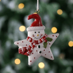 Set Of 6 Novelty Snowman Christmas Tree Decorations Boxed 12 Set Of 6 Novelty Snowman Christmas Tree Decorations Boxed -XS Stock Shop XS4516 3