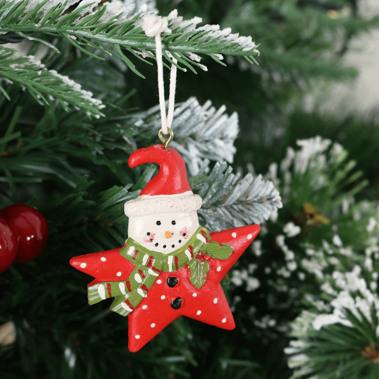 Set Of 6 Novelty Snowman Christmas Tree Decorations Boxed 10 Set Of 6 Novelty Snowman Christmas Tree Decorations Boxed - Image 10