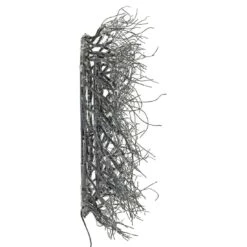 16" Twig Wreath Black Frosted Pre-Lit Xmas Decoration -XS Stock Shop XS5023 1600 5 62560.1544627182.1100.1100