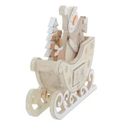 Snowman Sleigh Wooden Christmas Calendar With Number Blocks -XS Stock Shop XS5123 1600 4 86653.1508496858.1100.1100