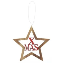 Set Of 6 Wooden Christmas Tree Decorations 9 Set Of 6 Wooden Christmas Tree Decorations -XS Stock Shop XS5265 1600 4 97201.1508510770.1100.1100