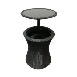 Azuma Drinks Cooler Table Garden Patio Rattan Black Or Grey -XS Stock Shop XS5414 1 opt 97642.1590145787.1100.1100