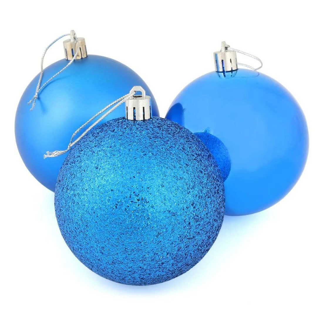 9 X 8cm Christmas Tree Baubles Matte Glitter Mirrored Styles 1 9 X 8cm Christmas Tree Baubles Matte Glitter Mirrored Styles