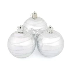 10 X 6cm Shiny Mirrored Swirl Pattern Christmas Tree Baubles -XS Stock Shop XS5706 1600 1 min 50330.1536046876.1100.1100