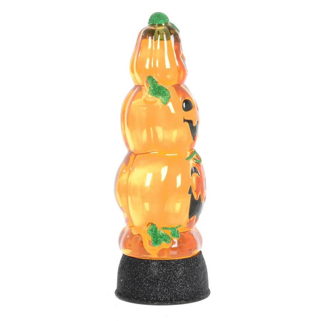 Light Up Glitter Water Halloween Decoration - Pumpkin Stack 4 Light Up Glitter Water Halloween Decoration - Pumpkin Stack - Image 4