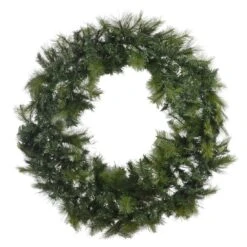 Christmas Wreath Large Pre-Lit 160 Lights Green Pine 1.2m (4ft) -XS Stock Shop XS5822 1600 2 94515.1540816312.1100.1100